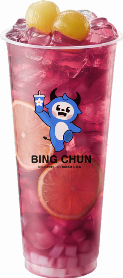 Grape Bobo Tea